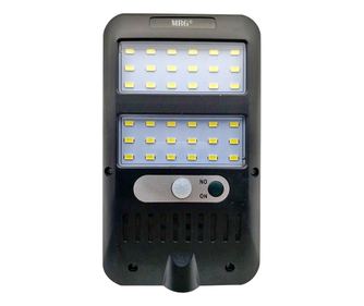 Lampa solara MRG MJX228, 36 LED Cob, Panou solar, Senzor de miscare, Negru