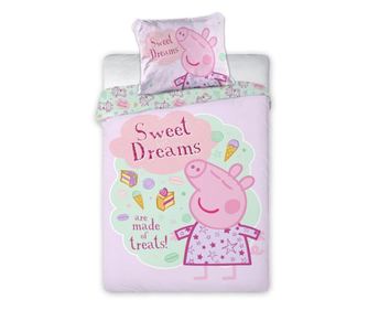 Детско спално бельо peppa pig 028  100х135 см