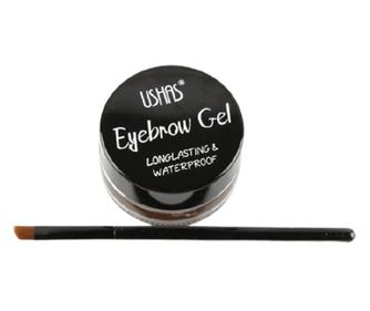 Gel za obrvi Ushas Waterproof Eyebrow Gel, 01 Črna