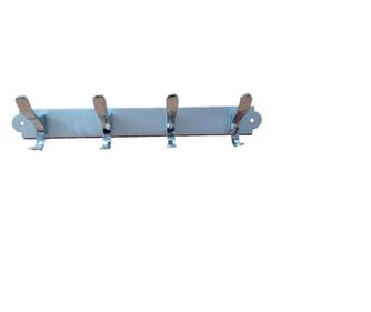 Cuier baie, 4 brate, finisaj cromat, Ideea