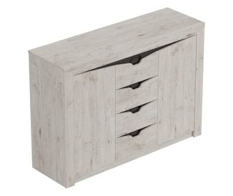 Скрин Sani Sorento с четири чекмеджета и две врати 140х44х98,5 cm Дъб Бонифаций