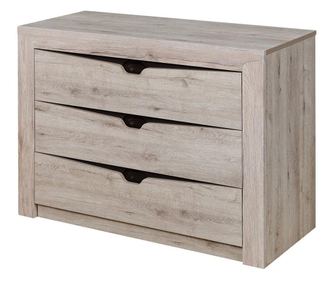 Скрин Sani Sorento с три чекмеджета 107х44х75 cm Дъб Бонифаций