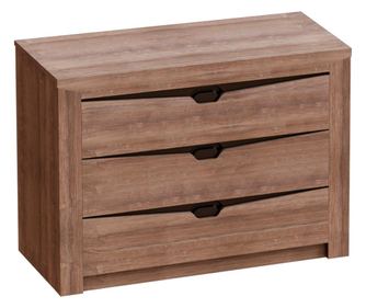 Скрин Sani Sorento с три чекмеджета 107х44х75 cm Дъб Стърлинг