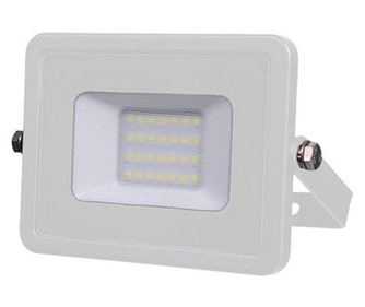 Reflector led smd 20w 6400k ip65 alb, cip samsung