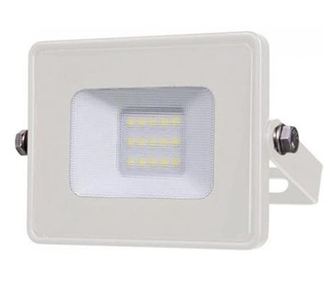 Reflector led smd 10w 4000k ip65 alb, cip samsung