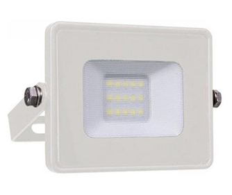 Reflector led smd 10w 6400k ip65 alb, cip samsung