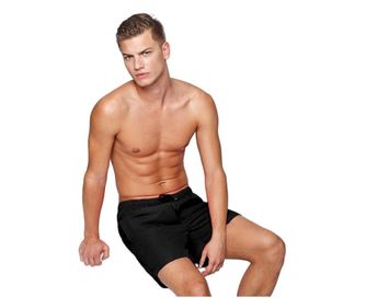Pantaloni scurti de plaja, Roly AQUA, sublimabili, Negru, M