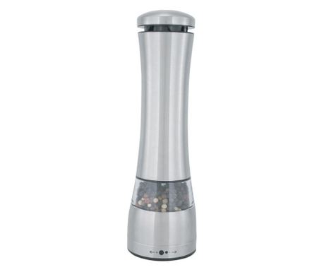 Râșniță sare și piper electrica Floria ZLN-2508, alimentare 6 x AAA, inox