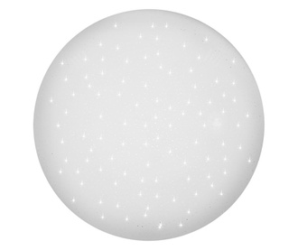 Lustra Candellux Lighting Sp. Z O. O., Sky effect, otel, Led, alb, 51x51x12 cm