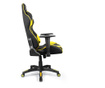 Scaun Gaming Profesional Dr.Shield Air Force, King Size, Cadru Otel, Material Textil - Negru/ Galben