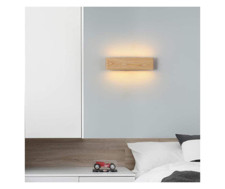 Aplica perete slim lemn Townhall 32cm Slc - Selino Concept, Lemn, 32x4x7cm