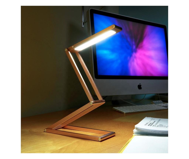Lampa de birou cu design exclusivist, 3W, USB, cu rotire 360, pliabila / reglabila / portabila, cu protectie pentru ochi, reinca