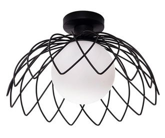 Lustra Squid Lighting, Papatya, aluminiu, Incandescent- LED, max. 100 W, negru, 33x21x21 cm