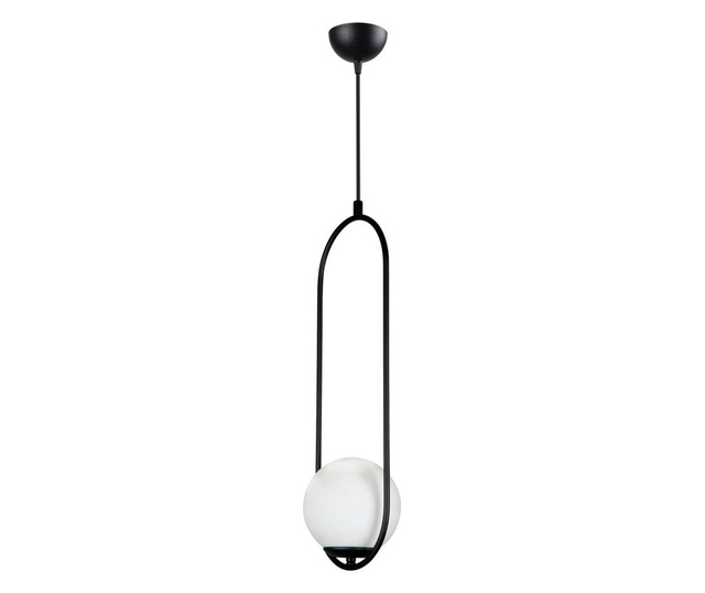 Lustra Squid Lighting, Arch, aluminiu, Incandescent- LED, max. 100 W, negru, 20x15x146 cm