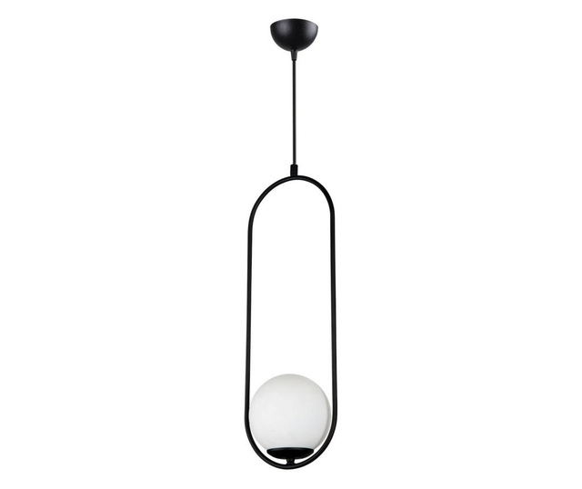 Lustra Squid Lighting, Arch, aluminiu, Incandescent- LED, max. 100 W, negru, 20x15x146 cm