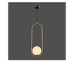 Lustra Squid Lighting, Arch, aluminiu, Incandescent- LED, max. 100 W, negru/auriu, 20x15x146 cm