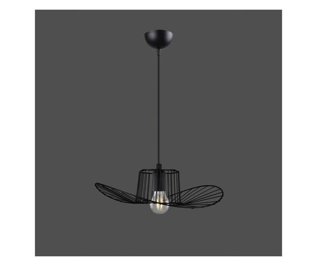 Lustra Squid Lighting, Fotr, aluminiu, Incandescent- LED, max. 100 W, negru, 38x38x110 cm