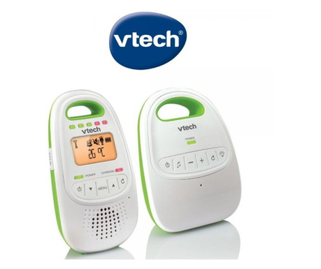 Interfon digital bidirectional Vtech BM2000, include melodii si lampa de veghe, raza actiune 300 m