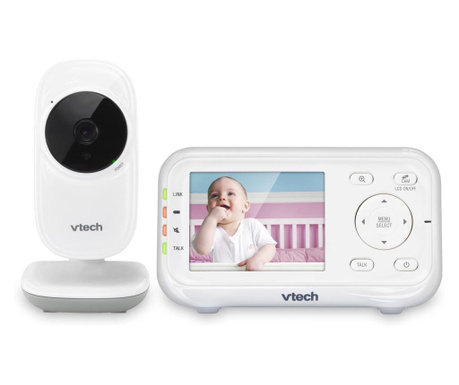 Videointerfon digital bidirectional Vtech 2.8 inch VM3255 cu melodii si infrarosu