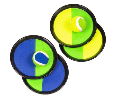 Set de joaca Arunca si Prinde - Catch the Ball, cu 2 palete Seturi de jucarii outdoor