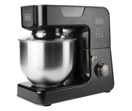 Mixer planetar cu bol black+decker 1000 w