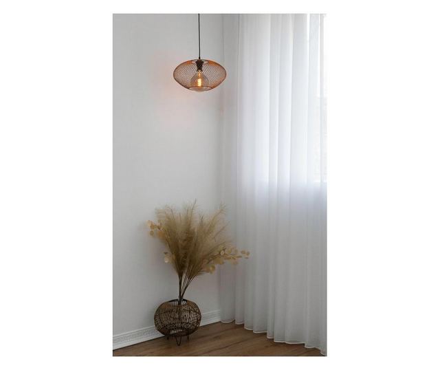 Perdea Triplu Voal Alb, Decolis, 1buc, 300x250cm Decolis, 300 x 250, Alb