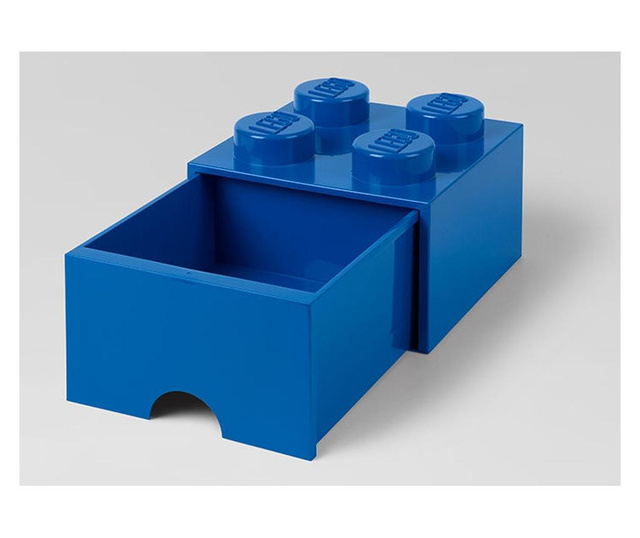 Active censorship Wonderful Cutie depozitare LEGO 2x2 cu sertar, albastru - Vivre