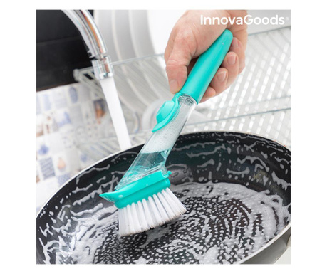 Βούρτσα καθαρισμού με λαβή και διανομέα σαπουνιού Houseware