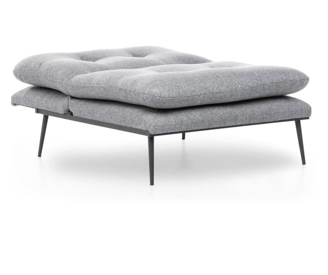 Fotoliu Futon, gri, 90x90x95 cm