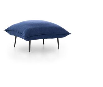 Taburet Futon, Navy blue, bleumarin, 40x75x75 cm