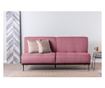 Canapea extensibila cu 3 locuri Futon, rosu, 190x95x90 cm