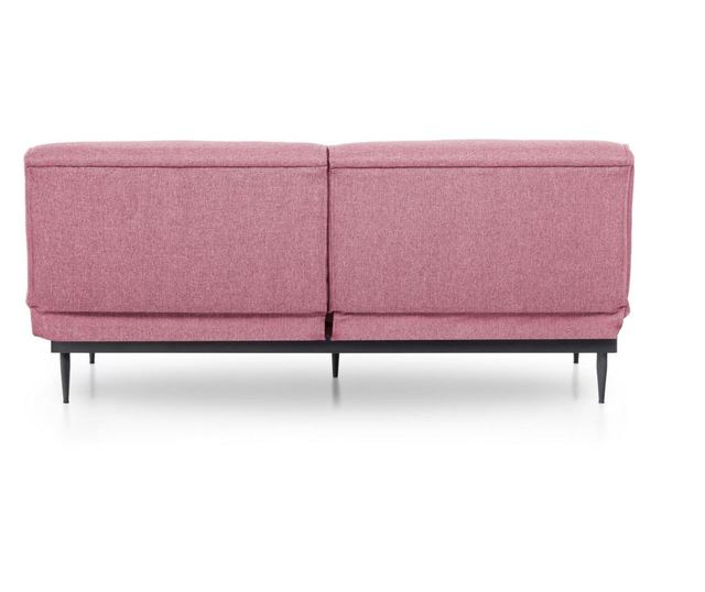Canapea extensibila cu 3 locuri Futon, rosu, 190x95x90 cm