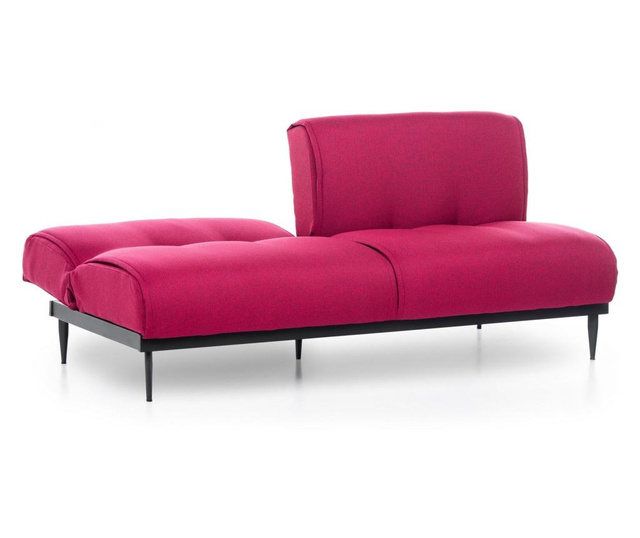 Canapea extensibila cu 3 locuri Futon, rosu inchis, 190x95x90 cm