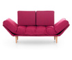 Canapea extensibila cu 3 locuri Futon, rosu inchis, 200x85x80 cm