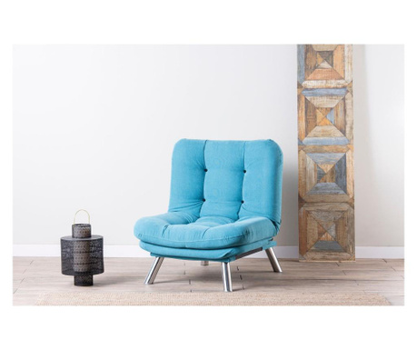 Fotel rozkładany Marmaris Turquoise