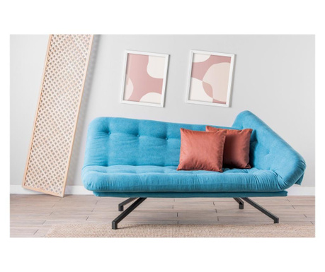Turquoise Kihúzható háromszemélyes kanapé