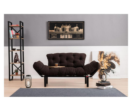 Nitta Brown Kihúzható kétszemélyes kanapé
