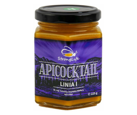 ApiCocktail LINIA 1 - mix apicol by Dr. Ing. Cornelia Dostetan Abalaru apicultor - 225g 15x15