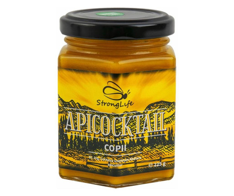 ApiCocktail Copii - mix apicol pentru imunitate cu miere, polen, propolis, laptisor de matca by Dr. Ing. Cornelia Dostetan Abal
