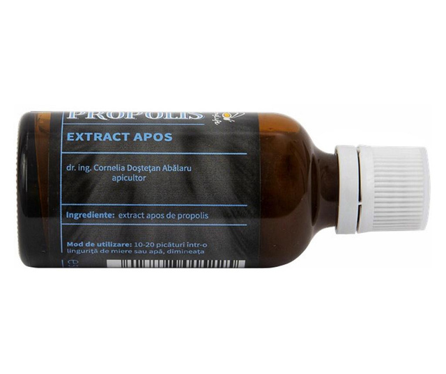 Extract natural apos de propolis by Dr. Ing. Cornelia Dostetan Abalaru apicultor - 50 ml
