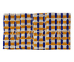 Set 4 prtičkov Orange Geometric 43x43 cm