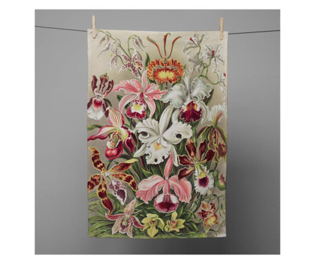 Prosop de bucatarie Surdic, Flower Bloom, poliester, 50x70 cm, multicolor