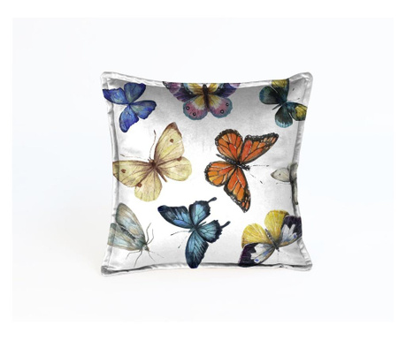 Διακοσμητικό μαξιλάρι Butterfly Day 45x45 cm