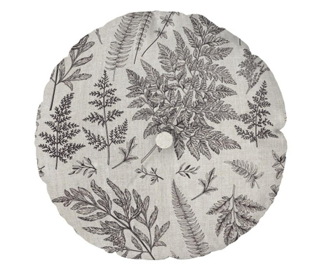 Διακοσμητικό μαξιλάρι Gray Leaf D40 cm
