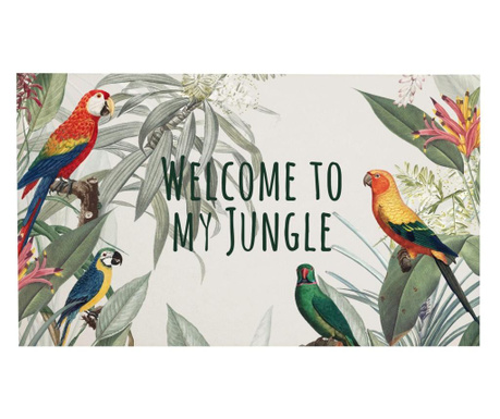 Covoras de intrare Madre Selva, My Jungle, 40x70 cm, multicolor