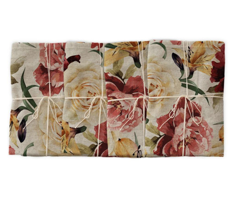 Set 4 stolna ubrusa Roses 43x43 cm