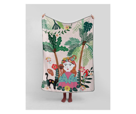 Κουβέρτα Frida Jungle 130x170 cm
