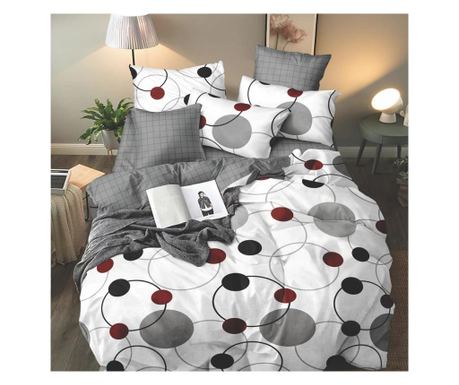 Set lenjerie pat dublu, 4 piese, Casa de vis