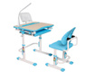 Set birou si scaun copii ergonomic reglabil in inaltime ErgoK REIA Albastru
