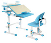 Set birou si scaun copii ergonomic, reglabil in inaltime ErgoK TOSCA Albastru
